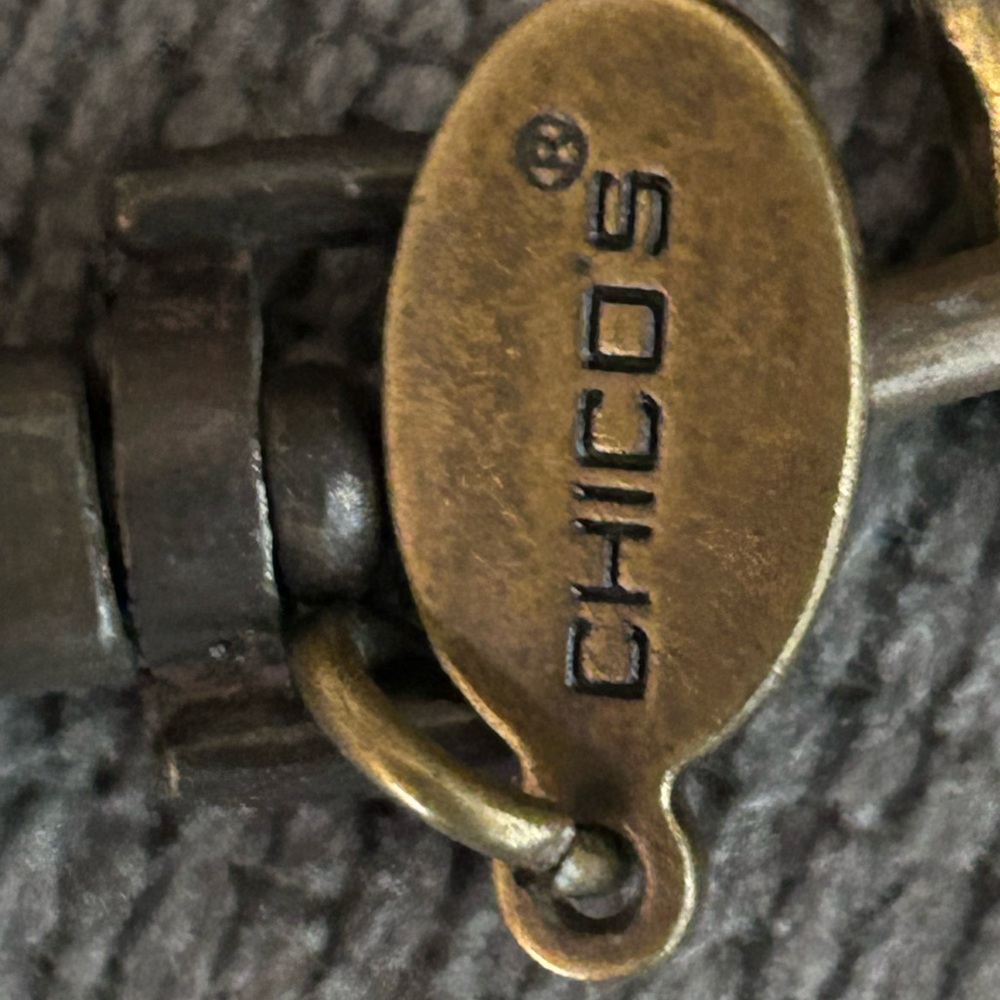Chico's Gold and Silver Statement belt - Picture 4 of 5